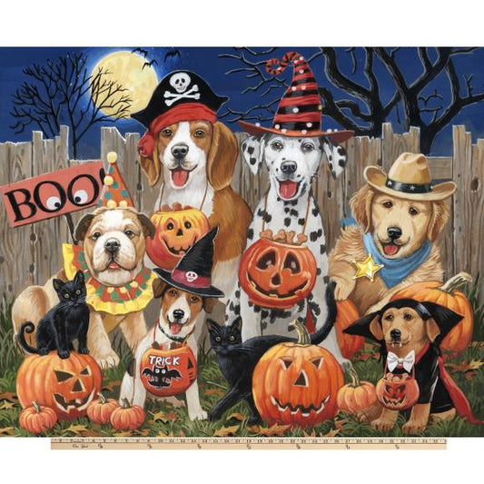 David Textiles Happy Halloween 44/45"X15yd D/R