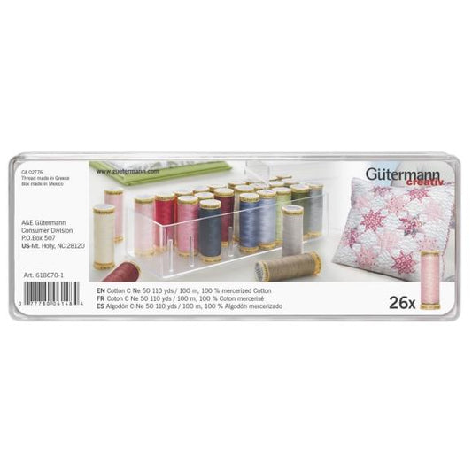 Gutermann Cotton Premium Thread Set - 26 Spools