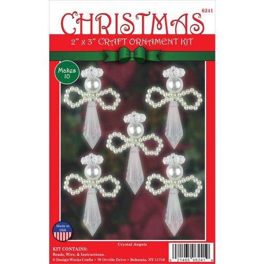 Design Works Beaded Ornament Kit 2"X3" Set of 10