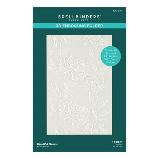 Spellbinders 3D Embossing Folder 5.5"X8.5"