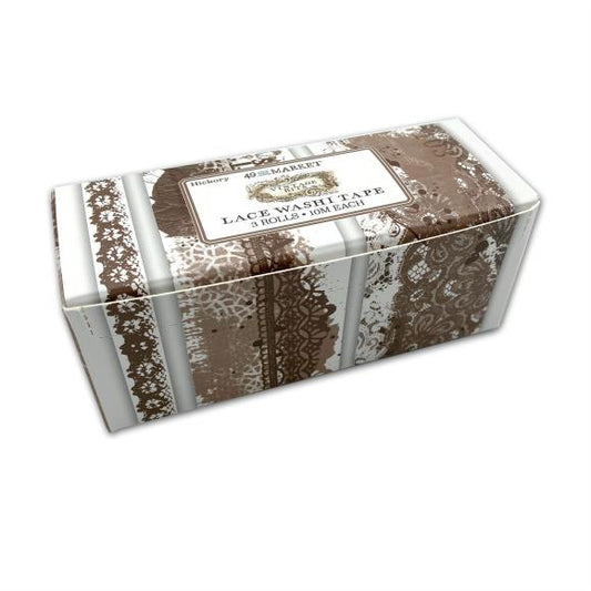 49 And Market Vintage Bits Lace Washi Tape Set 3/Pkg