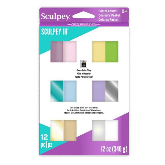 Sculpey III Polymer Clay Multipack 1oz 12/Pkg