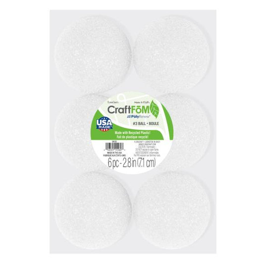 FloraCraft CraftFoM Ball 6/Pkg
