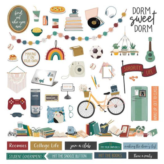 Campus Life Stickers 12"X12"