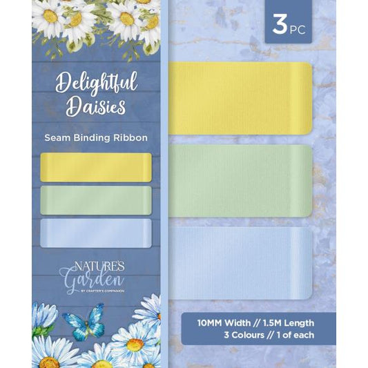 Nature's Garden Seam Binding Ribbon 3/Pkg
