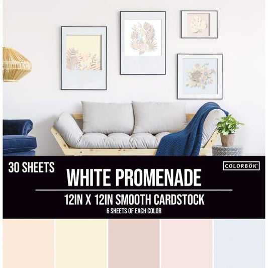 Colorbok 78lb Smooth Cardstock 12"X12" 30/Pkg