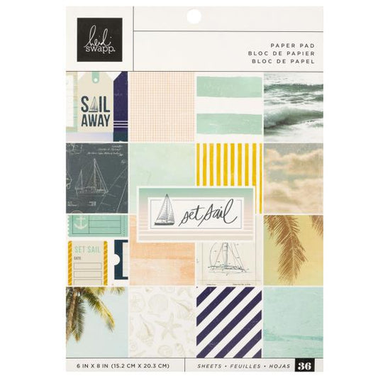 Heidi Swapp Single-Sided Paper Pad 6"X8" 36/Pkg