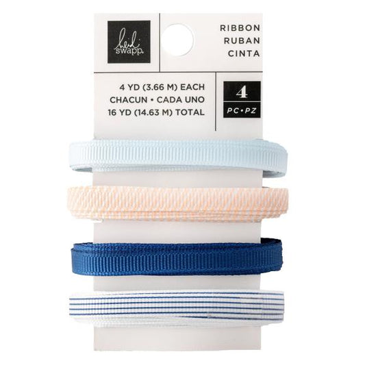 Heidi Swapp Set Sail Ribbon 4/Pkg