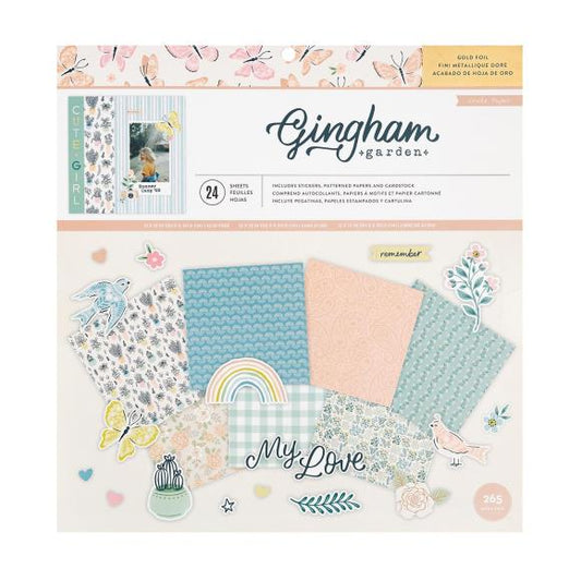 Maggie Holmes Gingham Garden Project Pad 12"X12"