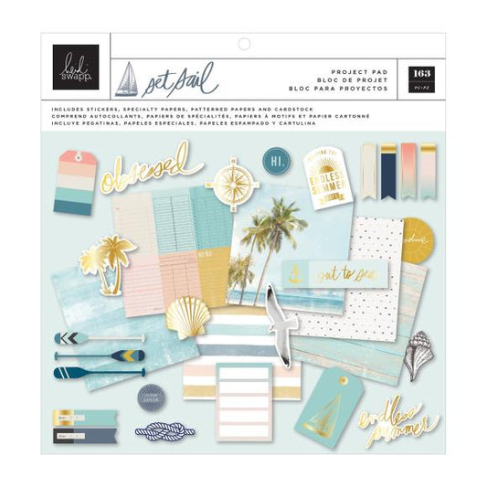 Heidi Swapp Set Sail Project Pad 12"X12"