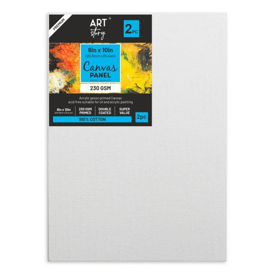 Little Birdie Canvas Panel MDF Board 8"X10" 2/Pkg