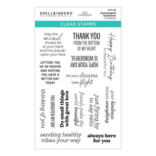 Spellbinders Clear Acyrlic Stamps By Bibi Cameron