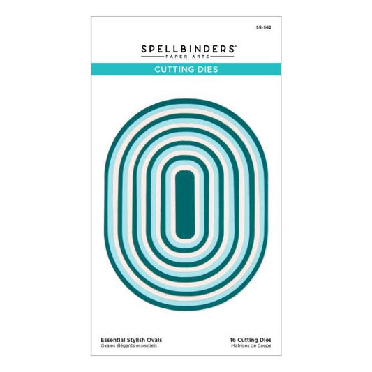 Spellbinders Etched Dies From The Stylish Ovals Collection
