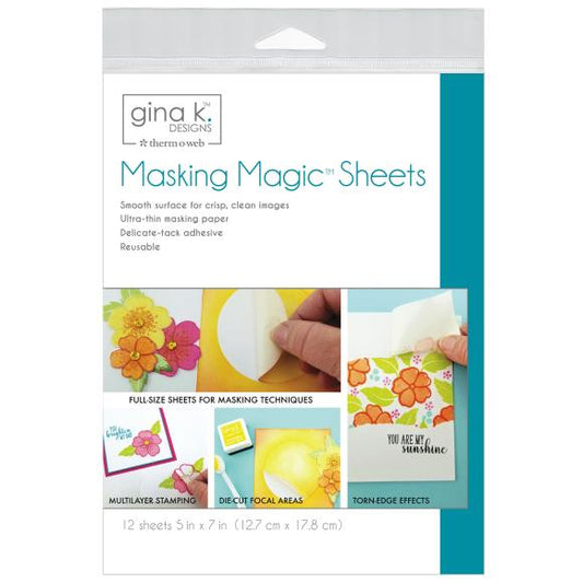 Gina K Designs Masking Magic Sheets 5"X7"