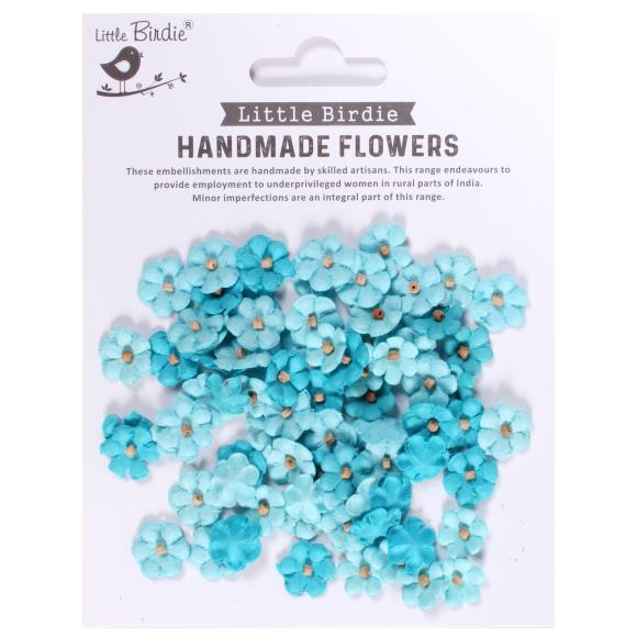 Little Birdie Esme Paper Flowers 80/Pkg
