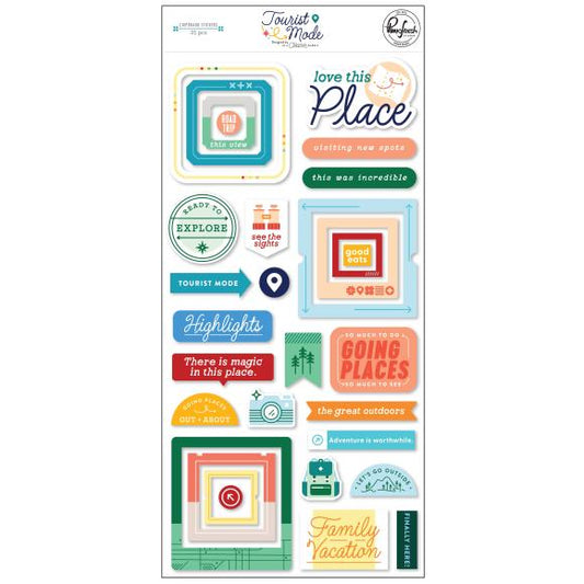 Pinkfresh Chipboard Stickers