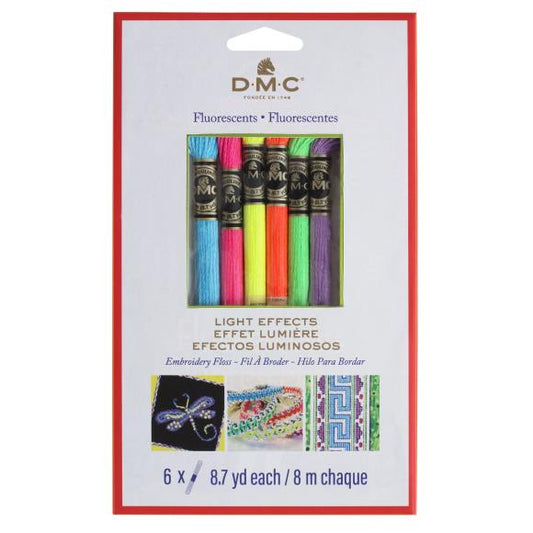DMC Light Effects Floss Pack 8.7yd 6/Pkg