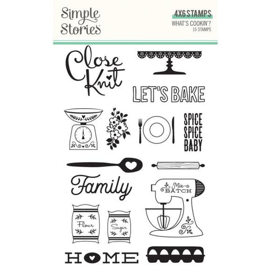 What's Cookin'? Photopolymer Clear Stamps