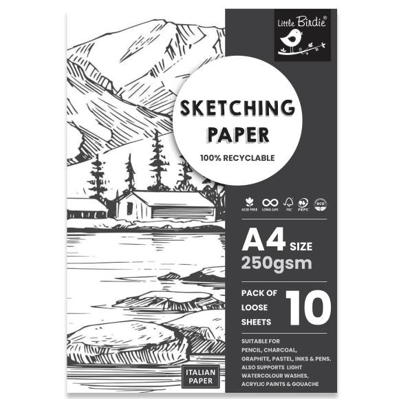 Little Birdie Sketching A4 Paper 250gsm