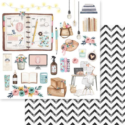Dream Plan Do Double-Sided Cardstock 12"X12"