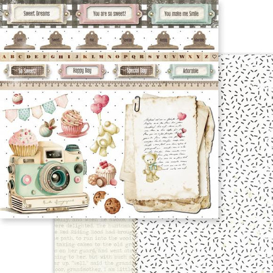Beary Sweet Double-Sided Cardstock 12"X12"