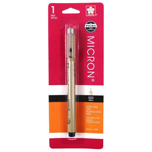 Sakura Pigma Micron Pen 005 .2mm
