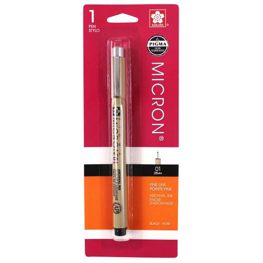 Sakura Pigma Micron Pen 01 .25mm