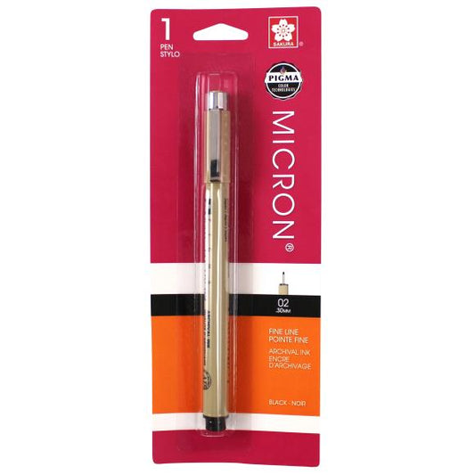 Sakura Pigma Micron Pen 02 .3mm