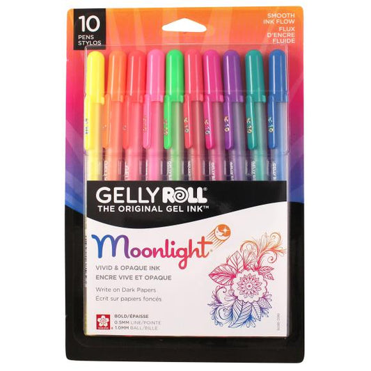 Sakura Gelly Roll Moonlight Bold Point Pens 10/Pkg