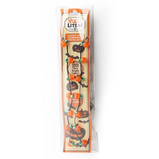 Spooky LITES Light-Up Pumpkin Necklaces