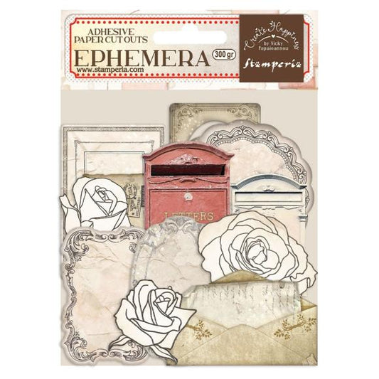 Create Happiness Cardstock Ephemera Adhesive Paper Cut Outs