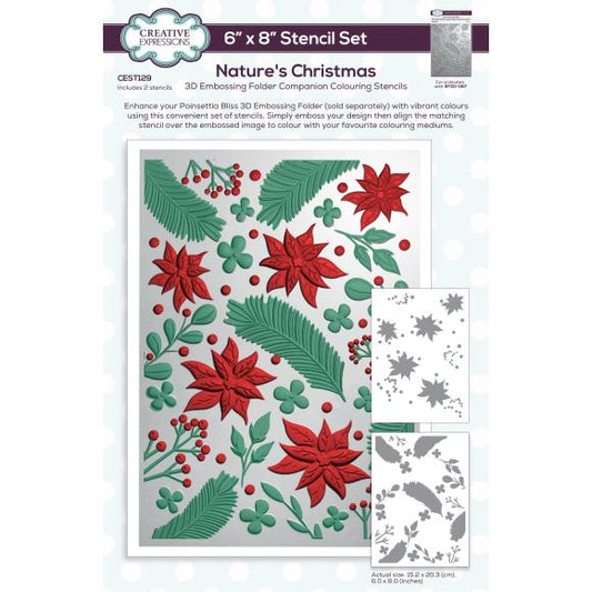 Creative Expressions Companion Colouring Stencil 6"X8" 2/Pkg