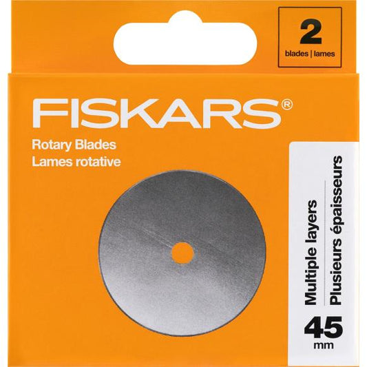 Fiskars Straight Rotary Blade 45mm 2/Pkg