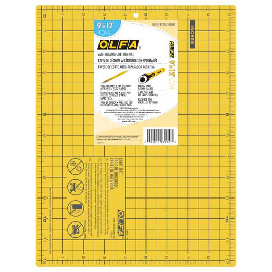 OLFA Double-Sided Self-Healing Cutting Mat 9"X12"