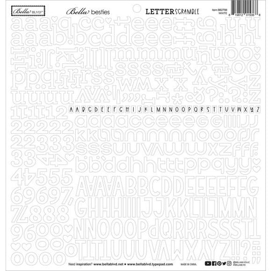 Bella Blvd Bella Besties Letter Scramble Alpha Stickers