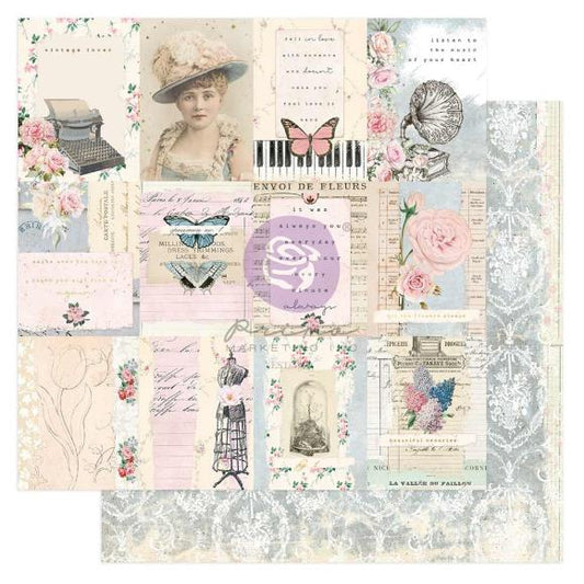 French Blue By Frank Garcia Double-Sided Cardstock 12"X12"