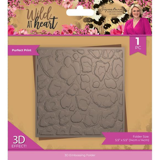 Sara Signature 3D Embossing Folder 5.5"X5.5"