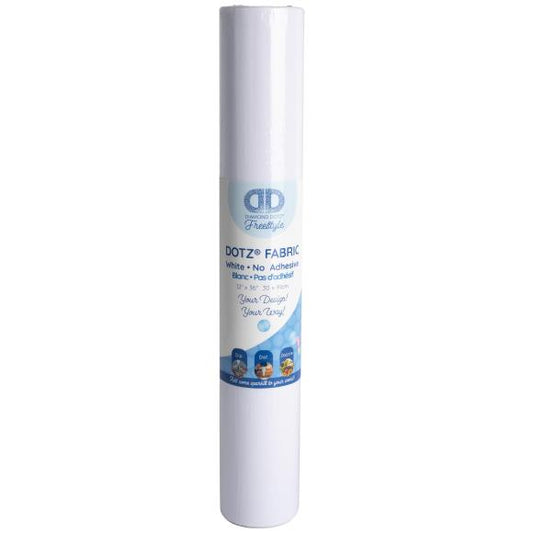 Diamond Dotz Plain Fabric Roll Without Adhesive 12"X36"