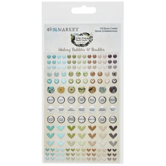 49 And Market Vintage Artistry Moonlit Garden Stickers