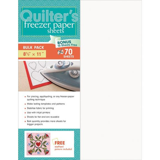 C&T Publishing Quilter's Freezer Paper Sheets 70/Pkg