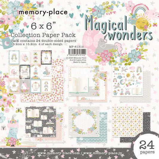 Magical Wonders Double-Sided Paper Pack 6"X6" 24/Pkg