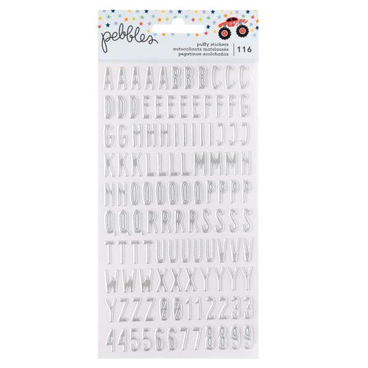 Pebbles Cool Boy Puffy Stickers