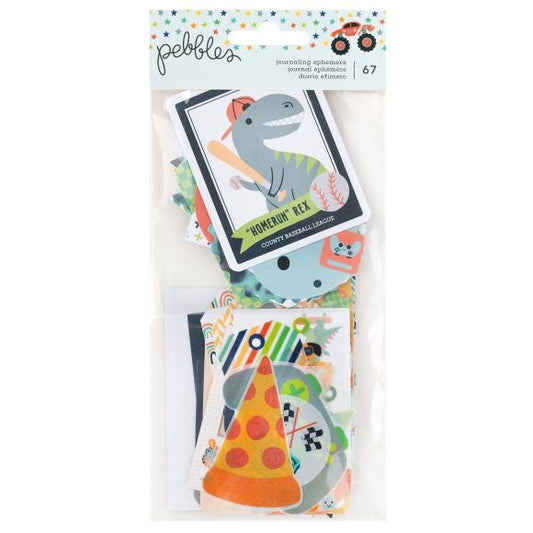 Pebbles Cool Boy Ephemera Die-Cuts 67/Pkg