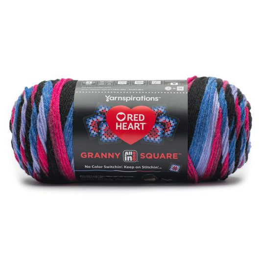 Red Heart All in One Granny Square