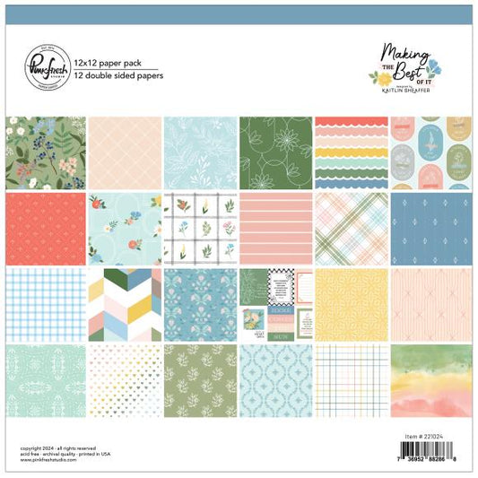 Pinkfresh Studio Double-Sided Paper Pack 12"X12"