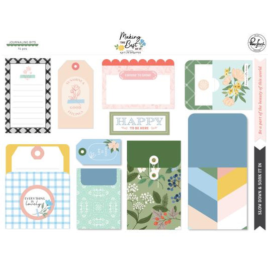 Pinkfresh Studio Journaling Bits 14/Pkg