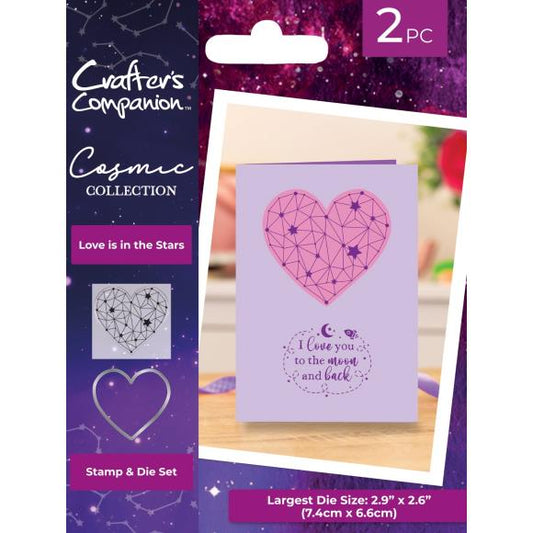 Crafter's Companion Cosmic Stamp And Metal Die