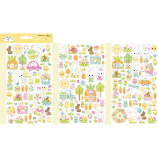 Doodlebug Mini Cardstock Stickers