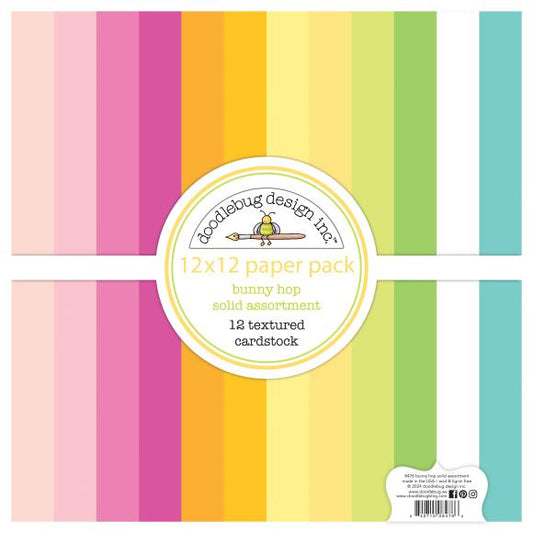 Doodlebug Textured Double-Sided Cardstock 12"X12"