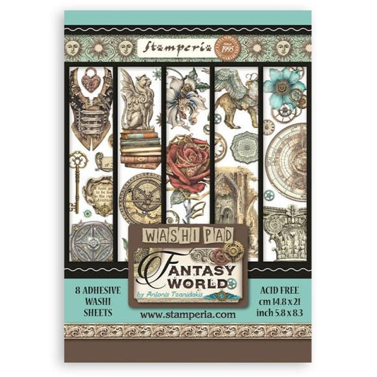Stamperia A5 Washi pad 8/Pkg